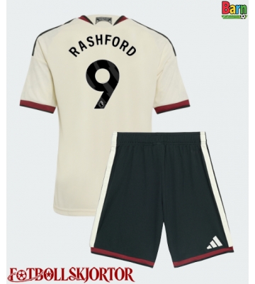 Manchester United Marcus Rashford #9 Tredje Kläder Barn 2026-27 Kortärmad (+ Korta byxor)